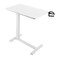 Overbed Table with Hidden Wheels, Height Adjustable Rolling Desk